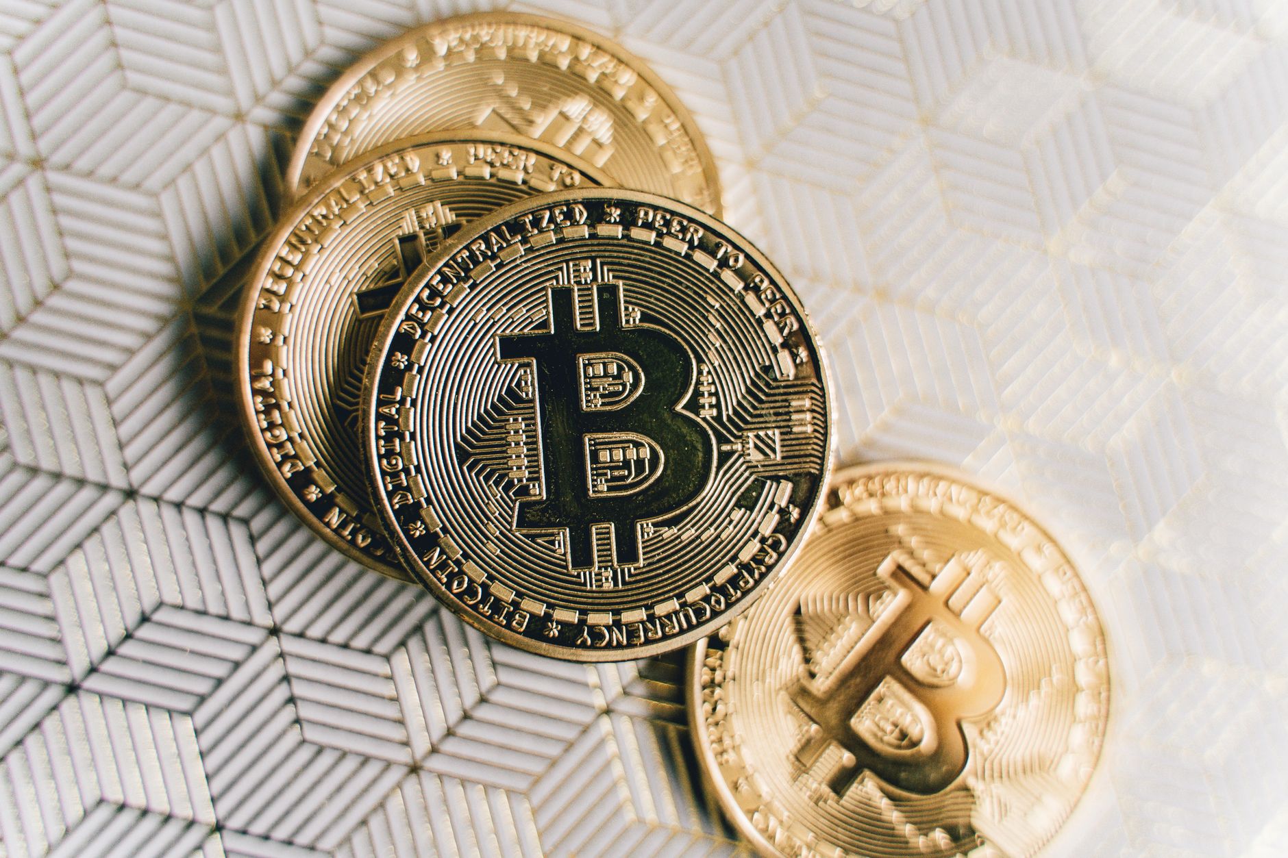 Bitcoin price chart on a trading screen showing ETF performance