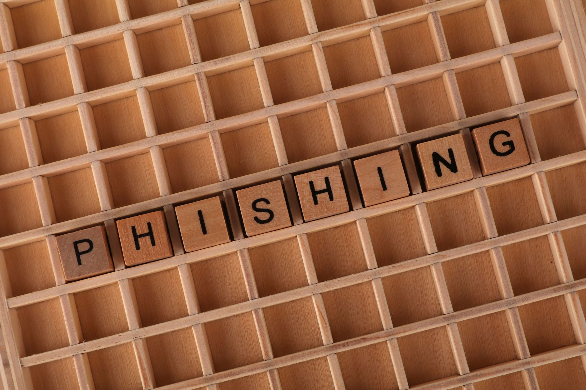 Warning sign about phishing scams targeting cryptocurrency users